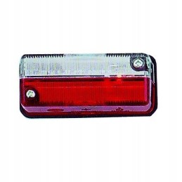 White and red marker light Hella