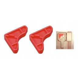 Anti-burglary protection for doors, 2 pcs