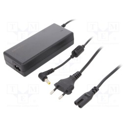 1 pcs x QOLTEC - 50099 - Power supply: switched-mode, 20VDC, 4.74A, Out: 5,5/2,5, 90W