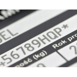 The nameplate of the replacement trailer is stamped