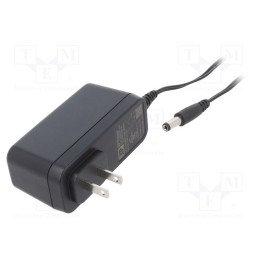 1 pcs x XP POWER - VEL24US120-US-JA - Power supply: switched-mode, plug, 12VDC, 2A, 24W, Out: 5,5/2,1