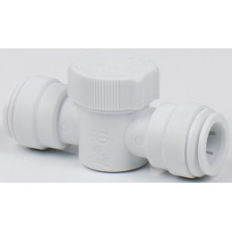 Water connection valve, 15 mm shut-off cock