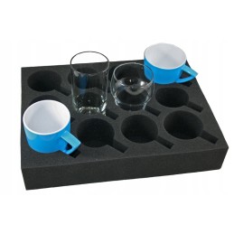 Foam organizer for cups, glasses, haba, 33x24, 5 cm
