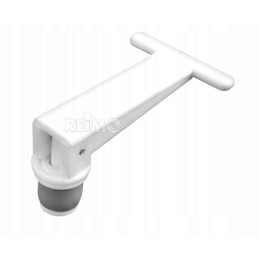 Drain for the clean water tank of a camper trailer