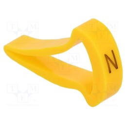 1 pcg x KURANT - MZ-5/N -AS - Markers, Marking: N, 15÷20mm, H: 25mm, A: 16mm, -30÷100°C, leaded