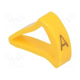 1 pcg x KURANT - MZ-4/A -AS - Markers, Marking: A, 10÷16mm, H: 21mm, A: 15mm, -30÷100°C, leaded