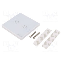 1 pcs x SONOFF - T2EU2C-RF - Touch switch, T2EU-RF, glued,screw, IP00, -10÷40°C, 433MHz