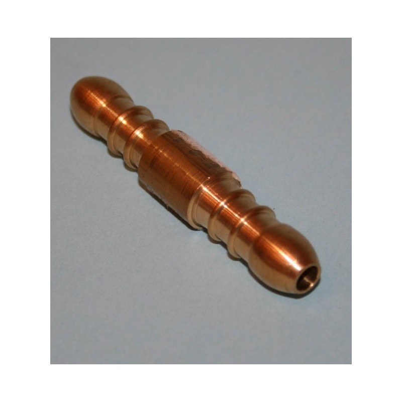 Gas connector for a camper trailer, oe10 mm connector