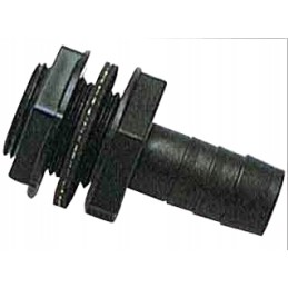 Straight screw-on grommet connector, 30mm tank
