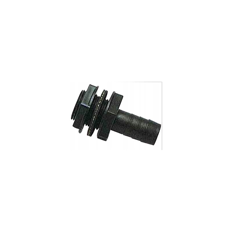 Straight screw-on grommet connector, 30mm tank