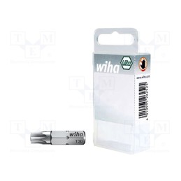 1 set x WIHA - 24750 - Screwdriver bit, Torx®, TX30, Overall len: 25mm, 10pcs, STANDARD
