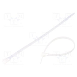 1 pcg x QOLTEC - 52240 - Cable tie, multi use, L: 200mm, W: 4.8mm, polyamide, natural