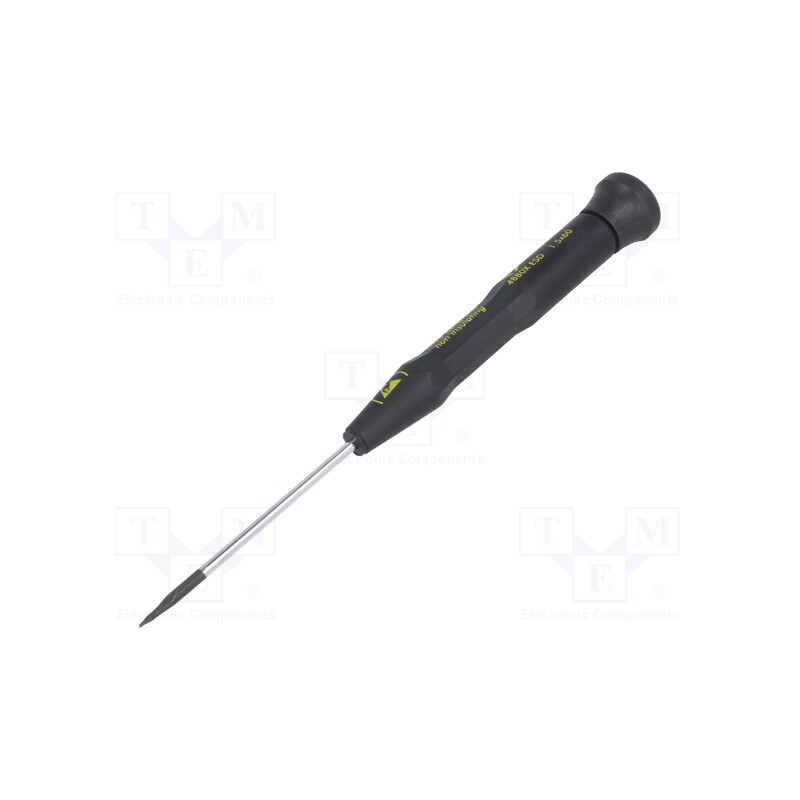 1 pcs x C.K - T4880XES15 - Screwdriver, slot, precision, SL 1,5, ESD, PRECISION