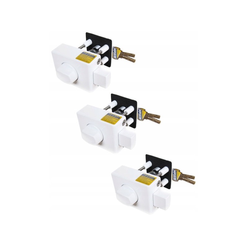 Additional lock, heosafe camper external door lock, 3 pcs