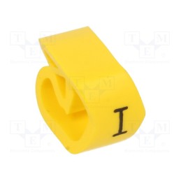 1 pcg x PARTEX - PA-30006AV40.I - Markers, Marking: I, 8÷16mm, PVC, yellow, -30÷60°C, leaded, PA-3