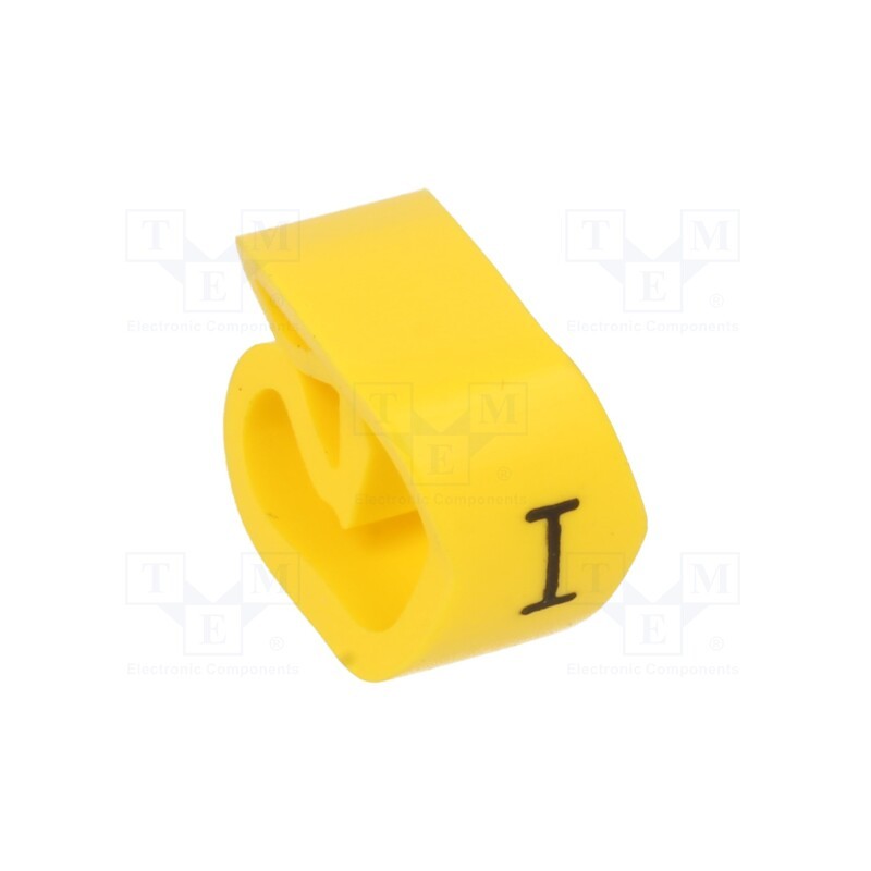 1 pcg x PARTEX - PA-30006AV40.I - Markers, Marking: I, 8÷16mm, PVC, yellow, -30÷60°C, leaded, PA-3