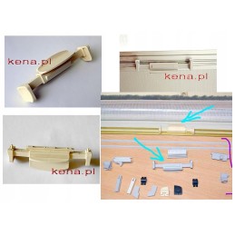 Seitz handle closing mechanism for window blinds