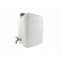 Water container canister with metal tap, 10 liters