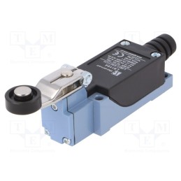 1 pcs x SPAMEL - LK\104 - Limit switch, lever R 30mm, plastic roller Ø18mm, NO + NC, 5A