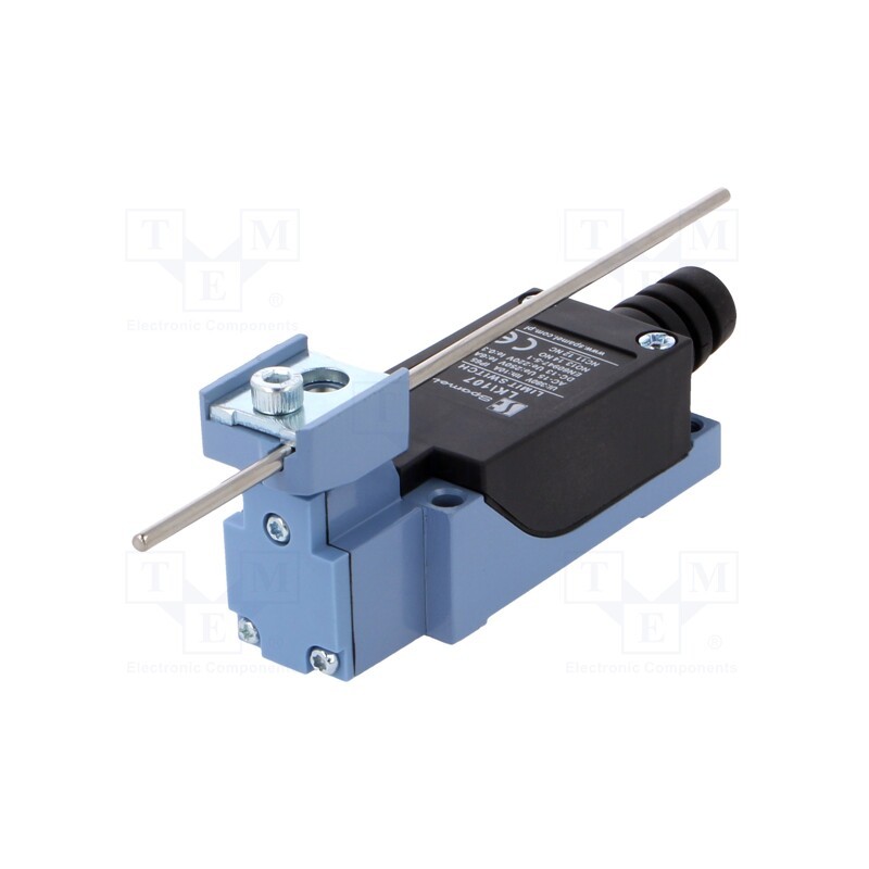 1 pcs x SPAMEL - LK\107 - Limit switch, adjustable plunger, length R 30-118mm, NO + NC