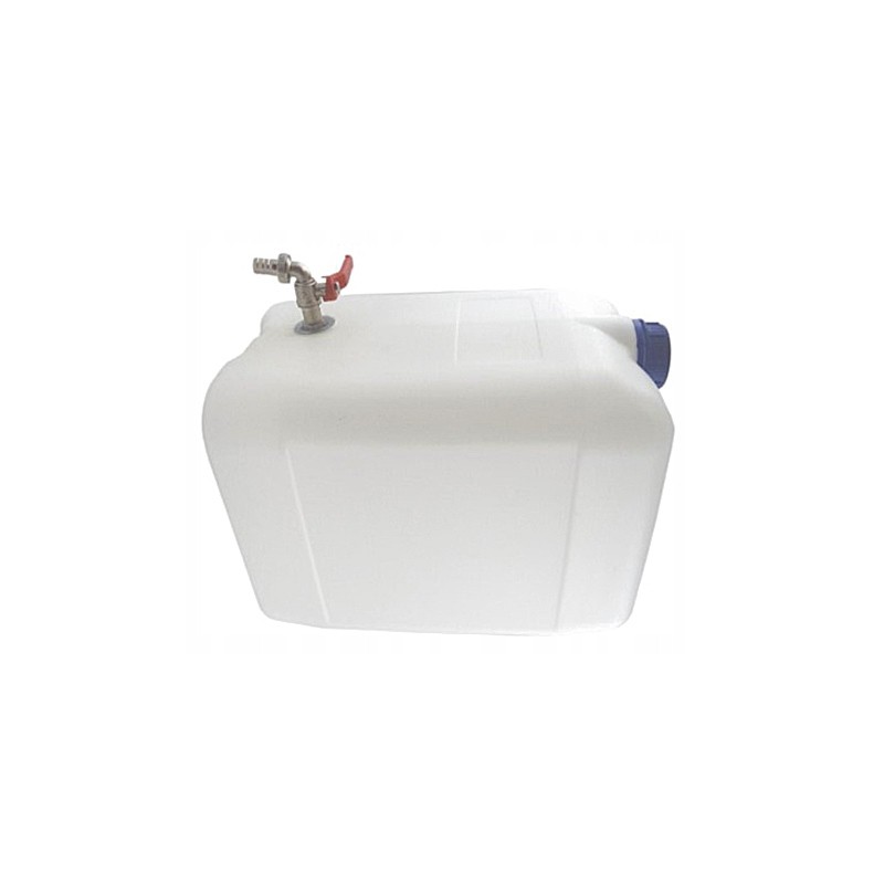 Q4v84 for water with a metal tap, 10l capacity canister