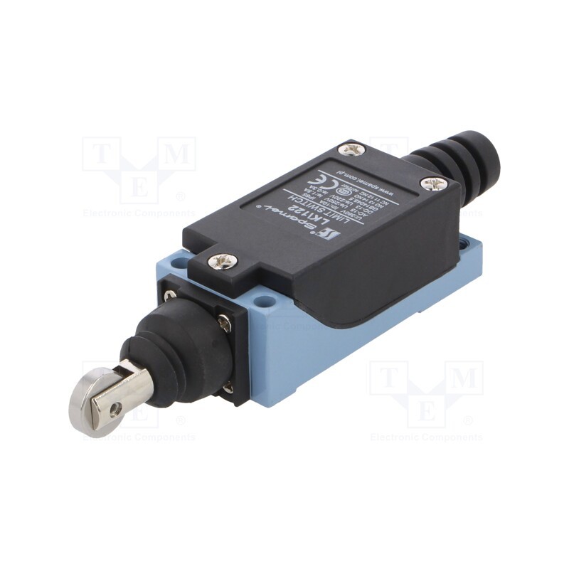 1 pcs x SPAMEL - LK\122 - Limit switch, metal roller Ø12,7mm, NO + NC, 5A, max.250VAC, IP65