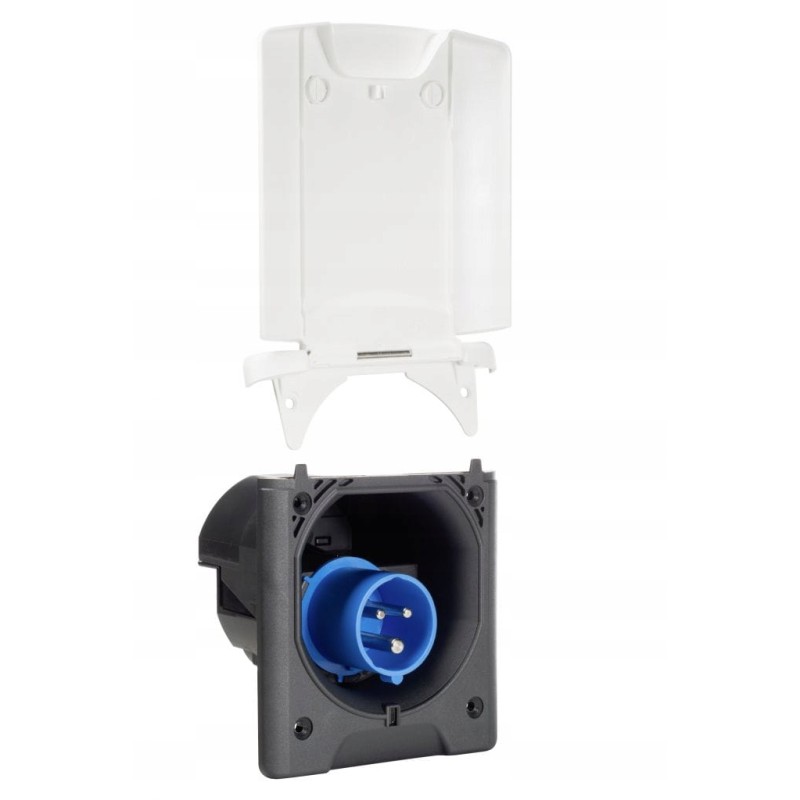 External magnetic flap fawo white