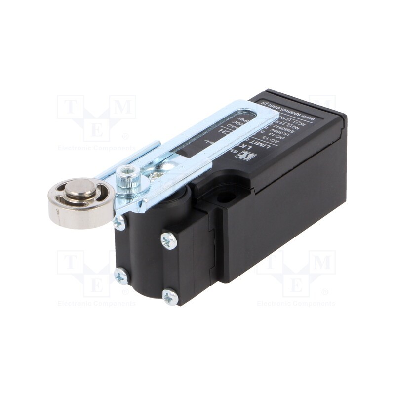 1 pcs x SPAMEL - LK\208 - Limit switch, adjustable lever, roller, NO + NC, 5A, max.250VAC