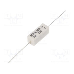 10 pcs x ROYAL OHM - PRWC7WJW330B00 - Resistor: wire-wound, cement, THT, 33Ω, 7W, ±5%, 25x9x9mm