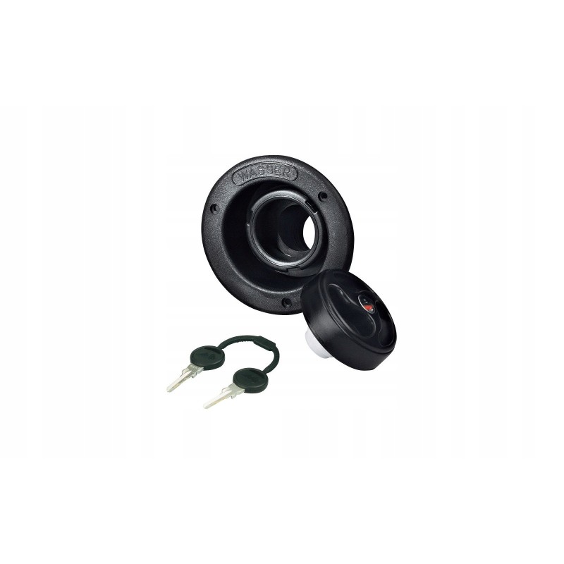 Water inlet 40mm short black lily