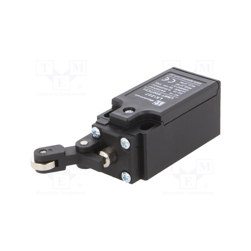 1 pcs x SPAMEL - LK\227 - Limit switch, angled lever with roller, NO + NC, 5A, max.250VAC