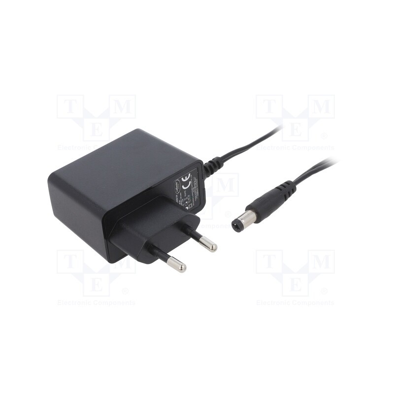 1 pcs x CELLEVIA POWER - CLW-1505-W2E-EA - Power supply: switched-mode, plug, 5VDC, 3A, 15W, Plug: EU, 76%