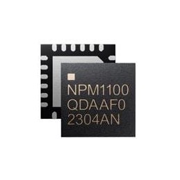 1 pcs : NPM1100-QDAA-R - Battery Management Extremely compact Power Management IC (PMIC) QFN