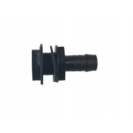 Straight tank connector 3/4 for a 19 mm hose