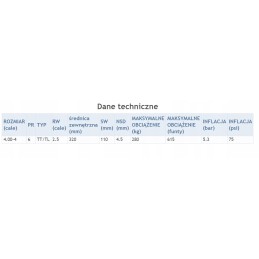 Tire for platform trolley 400x4 4 00 4 6pr