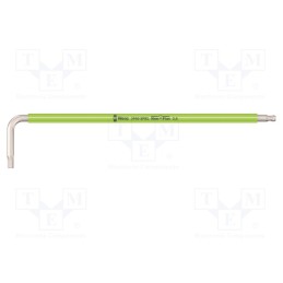 1 pcs x WERA - 5022662001 - Wrench, Hex Plus key,spherical, HEX 2,5mm, Overall len: 112mm