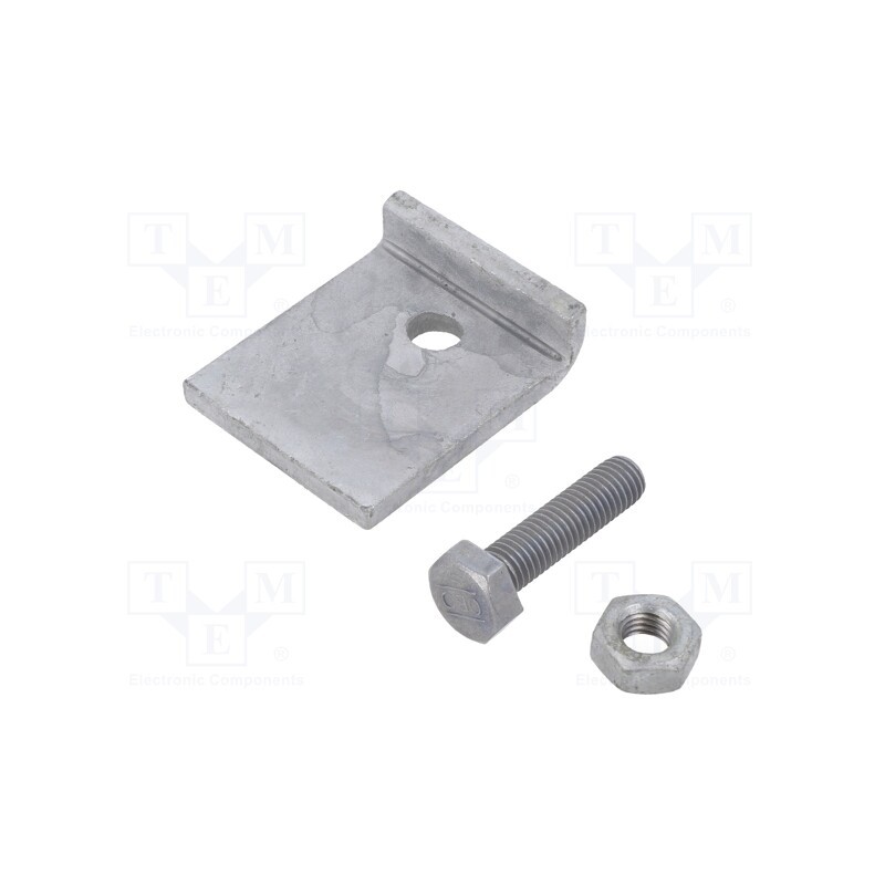 1 pcs x OBO BETTERMANN - KL1 10 S FT - Clamp connector, Application: for steel bracket
