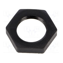 1 pcs x PMA - BMN-M16 - Nut, Thread: metric, polyamide, PMAFIX MN, -40÷105°C, black, 22mm