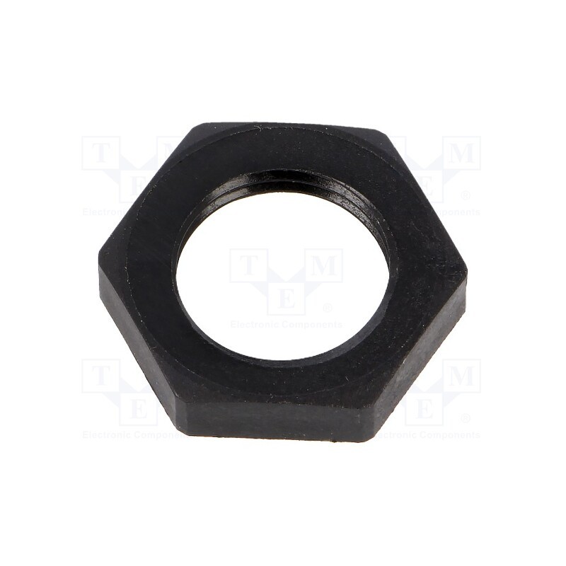 1 pcs x PMA - BMN-M16 - Nut, Thread: metric, polyamide, PMAFIX MN, -40÷105°C, black, 22mm