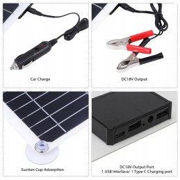 100w 18v solar backup battery
