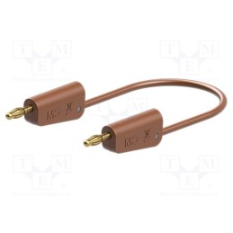 1 pcs x STu00c4UBLI - 64.1035-02527 - Test lead, 60VDC, 30VAC, 32A, banana plug 4mm,both sides, brown