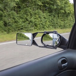 Additional mirror for towing a 4x4 SUV caravan
