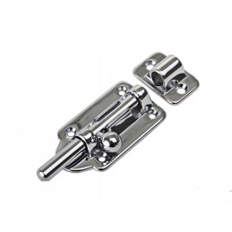 Door latch lock yacht lock bolt chrome-plated brass 73mm