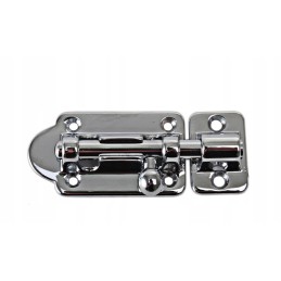 Door latch lock yacht lock bolt chrome-plated brass 73mm