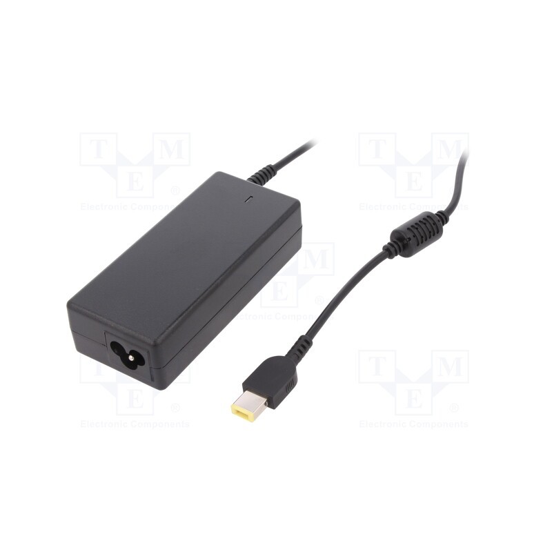 1 pcs x AKYGA - CPSUNOTAKY-07711 - Power supply: switched-mode, 20VDC, 2.25A, Out: 11/4,5, 45W, 5÷50°C