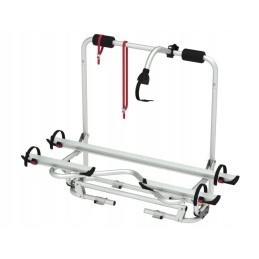 Bicycle carrier for the drawbar of a caravan