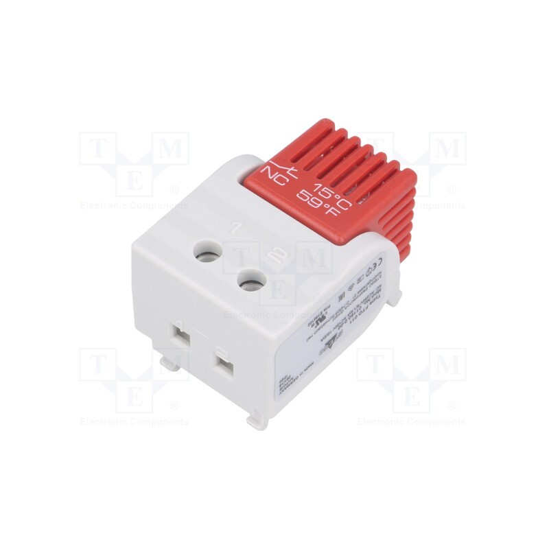 1 pcs x STEGO - 01160.0-00 - Sensor: thermostat, NC, Topen: 15°C, Tclos: 5°C, 5A, 250VAC, ±5°C