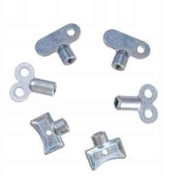 Key for bleeding the radiator