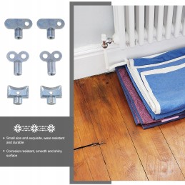 Key for bleeding the radiator