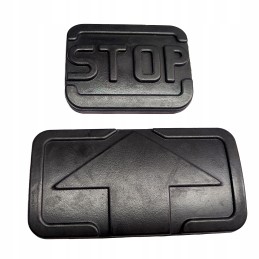 Cover for the driving and stop pedal, Linde forklift set, set of covers